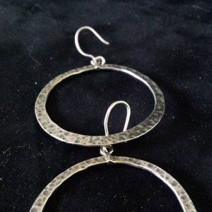 Sterling Vintage Shepherd hook earrings made in Israel